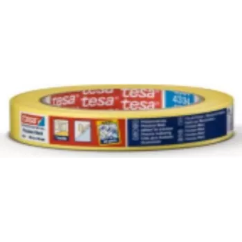 TESA 4334 peiteteippi, 19 mm x 50 m, keltainen