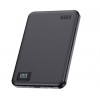 Ksix Powerbank Magslim 5000 mAh magneettinen USB-C PD 20W digitaalinen näyttö musta