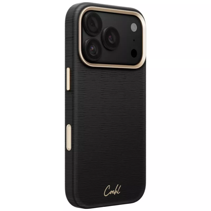 UNIQ Coehl Mirelle kuori iPhone 18 Pro / 17 Pro -magneettilatauksella musta