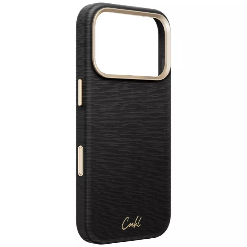 UNIQ Coehl Mirelle kuori iPhone 18 Pro / 17 Pro -magneettilatauksella musta