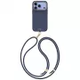 UNIQ Coehl Mirelle kuori iPhone 18 Pro / 17 Pro -magneettilatauksella sininen