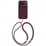 UNIQ Coehl Mirelle kuori iPhone 18 Pro Max / 17 Pro Max -magneettilatauksella burgundi