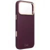 UNIQ Coehl Mirelle kuori iPhone 18 Pro Max / 17 Pro Max -magneettilatauksella burgundi