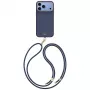 UNIQ Coehl Mirelle kuori iPhone 18 Pro Max / 17 Pro Max -magneettilatauksella sininen