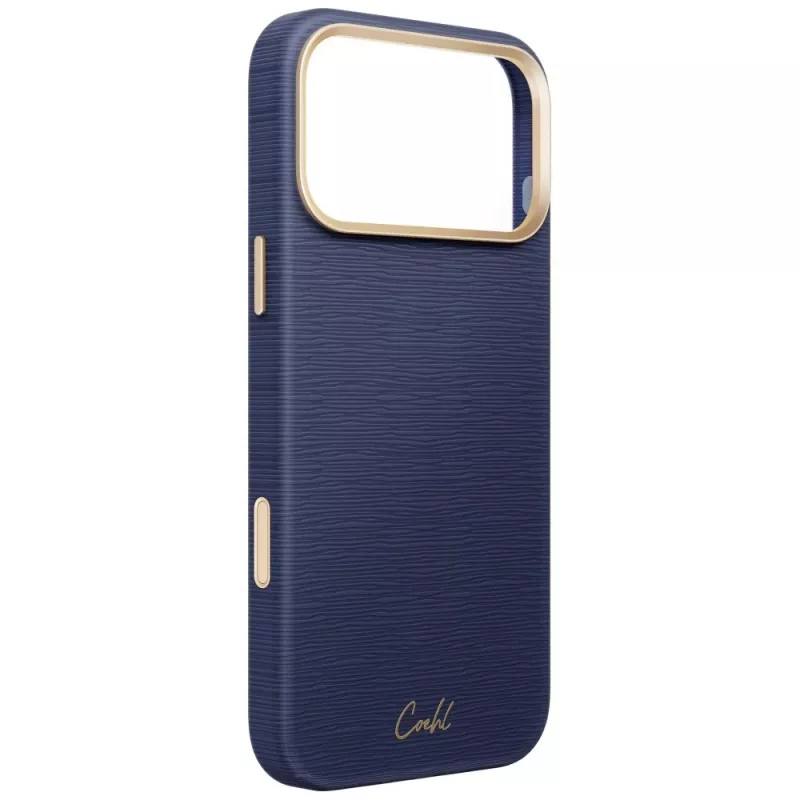 UNIQ Coehl Mirelle kuori iPhone 18 Pro Max / 17 Pro Max -magneettilatauksella sininen