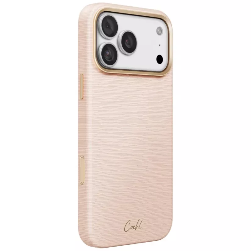 UNIQ Coehl Mirelle kuori iPhone 18 Pro Max / 17 Pro Max, magneettilataus, pinkki