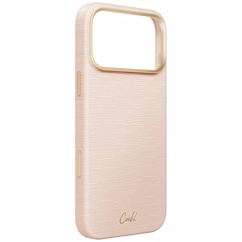 UNIQ Coehl Mirelle kuori iPhone 18 Pro Max / 17 Pro Max, magneettilataus, pinkki