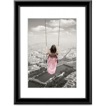 Hama Swing muovinen valokuvakehys, musta, 15 x 20 cm