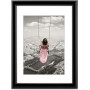 Hama Swing muovinen valokuvakehys, musta, 15 x 20 cm