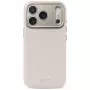 Decoded Leather Backcover – nahkakotelo iPhone 18 Pro / 17 Pro -puhelimelle, MagSafe-yhteensopiva (taupe)