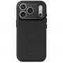 Decoded Leather Backcover – nahkakotelo iPhone 18 Pro Max / 17 Pro Max -puhelimelle, MagSafe-yhteensopiva (musta)
