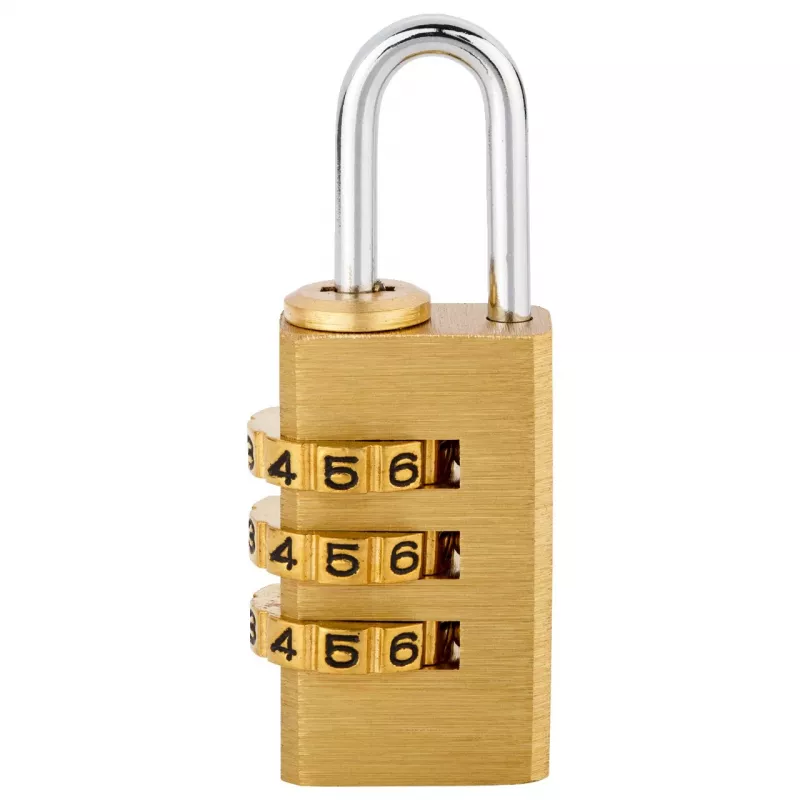 Burg-Wächter Combi-Lock 80 15M yhdistelmäriippulukko, kulta