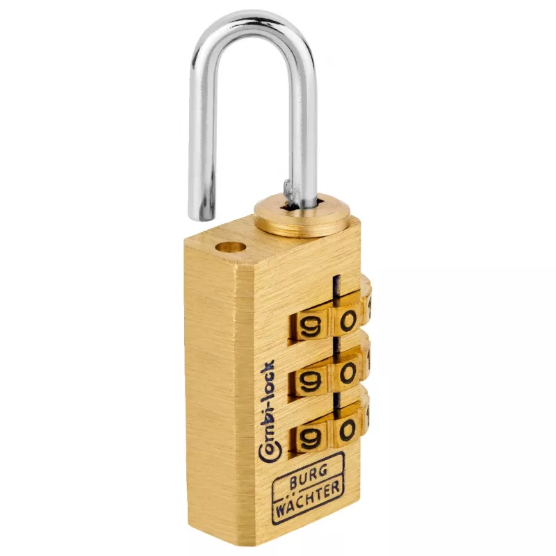 Burg-Wächter Combi-Lock 80 15M yhdistelmäriippulukko, kulta