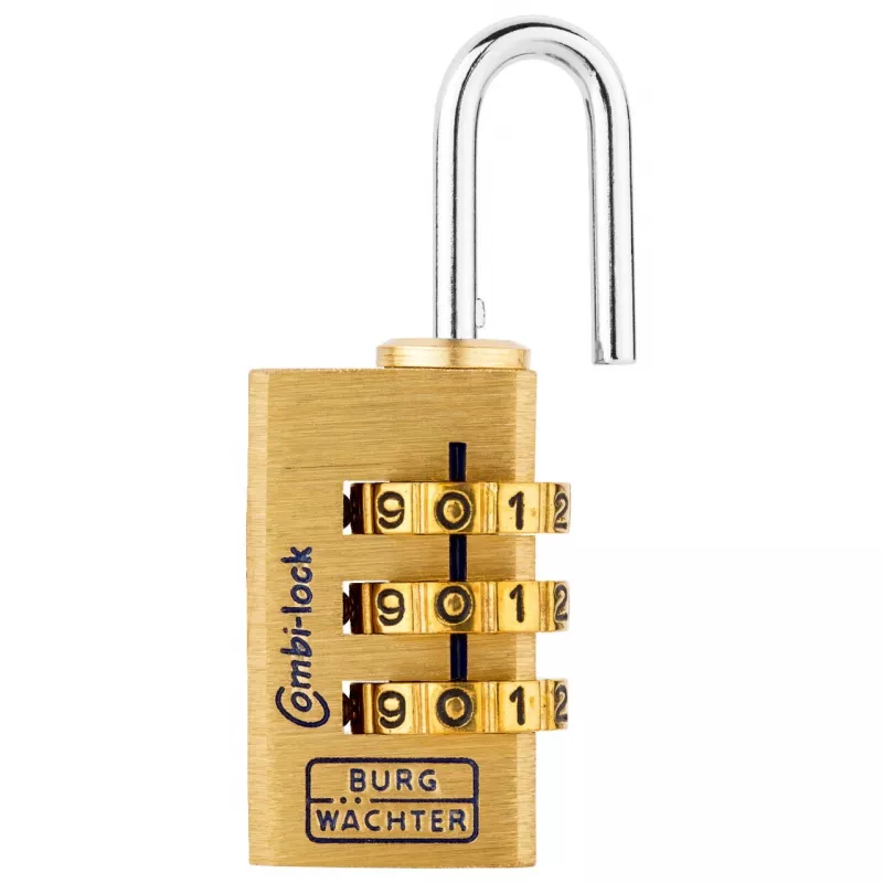 Burg-Wächter Combi-Lock 80 15M yhdistelmäriippulukko, kulta