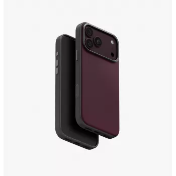 Kotelo UNIQ Lyden DS iPhone 18 Pro Max/ 17 Pro Max:lle Magclick-lataus burgundi