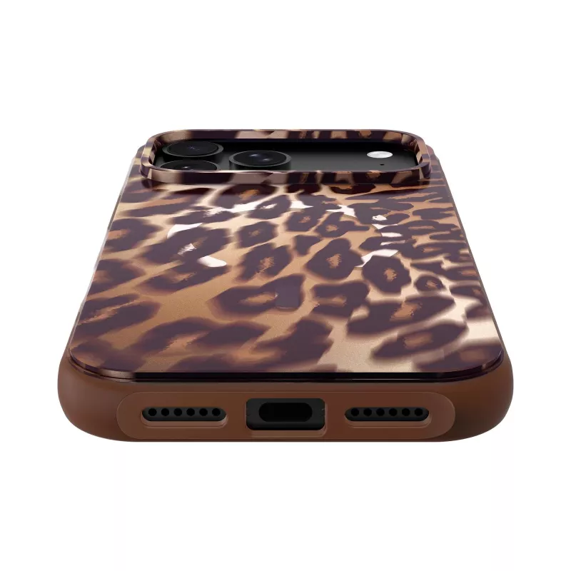 Laut Huex Wave -kuori iPhone 18 Pro / 17 Pro, MagSafe, Mocha Leopard