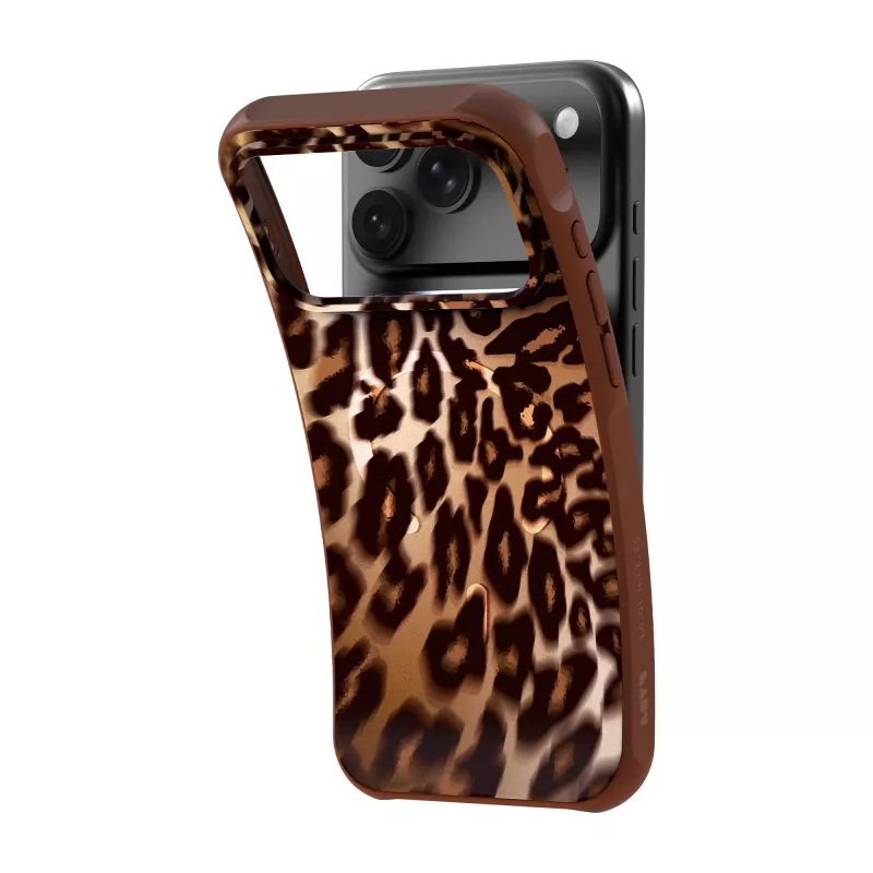 Laut Huex Wave -kuori iPhone 18 Pro Max / 17 Pro Max, MagSafe, Mocha Leopard