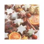 PAPSTAR “Cinnamon Stars” joululautasliinat 330 x 330 mm, painettu, 1/4-taite, 3-kerros