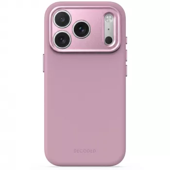 Decoded AntiMicrobial -silikonisuojakuori iPhone 18 Pro Max / 17 Pro Max -puhelimelle, MagSafe, Rose Quartz