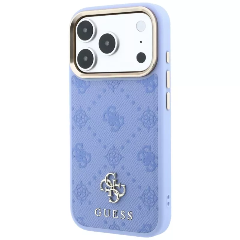 Guess Peony 4G Small Logo MagSafe -kuori iPhone 18 Pro Max / 17 Pro Max -puhelimelle, vaaleansininen