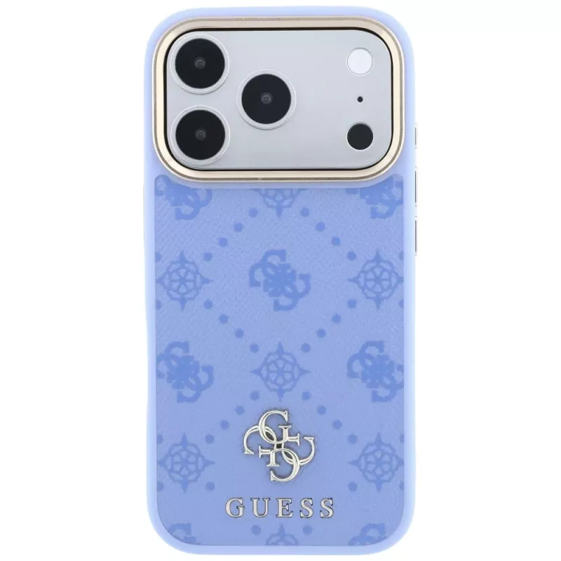 Guess Peony 4G Small Logo MagSafe -kuori iPhone 18 Pro Max / 17 Pro Max -puhelimelle, vaaleansininen