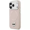 Karl Lagerfeld Choupette Pin MagSafe -kuori iPhone 17 Pro -puhelimelle, pinkki