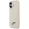Karl Lagerfeld Karl & Choupette Pins MagSafe -kuori iPhone 17 -puhelimelle, beige