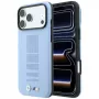 BMW M Blue Perfo Metal Logo MagSafe -kotelo iPhone 18 Pro / 17 Pro -puhelimelle, sininen