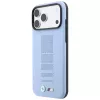 BMW M Blue Perfo Metal Logo MagSafe -kotelo iPhone 18 Pro / 17 Pro -puhelimelle, sininen