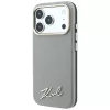Karl Lagerfeld Saffiano pieni Script metallilogo MagSafe -kotelo iPhone 18 Pro Max / 17 Pro Max -puhelimelle, beige