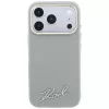 Karl Lagerfeld Saffiano pieni Script metallilogo MagSafe -kotelo iPhone 18 Pro Max / 17 Pro Max -puhelimelle, beige