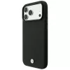 BMW Kevlar Metal Logo MagSafe -kuori iPhone 18 Pro / 17 Pro, musta