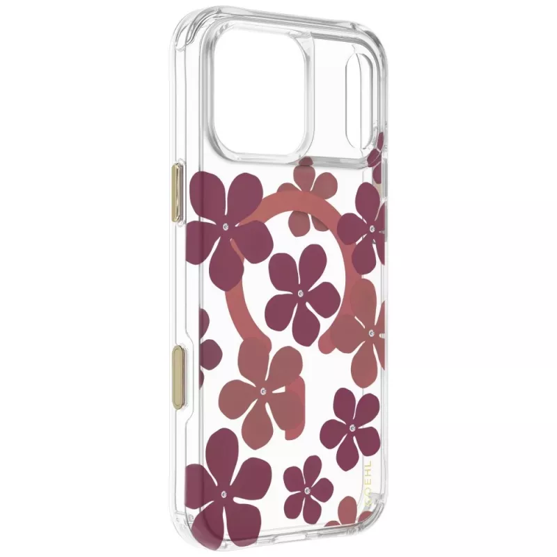 UNIQ Coehl Mila -kuori iPhone 18 Pro Max / 17 Pro Max, magneettilataus, burgundinpunainen