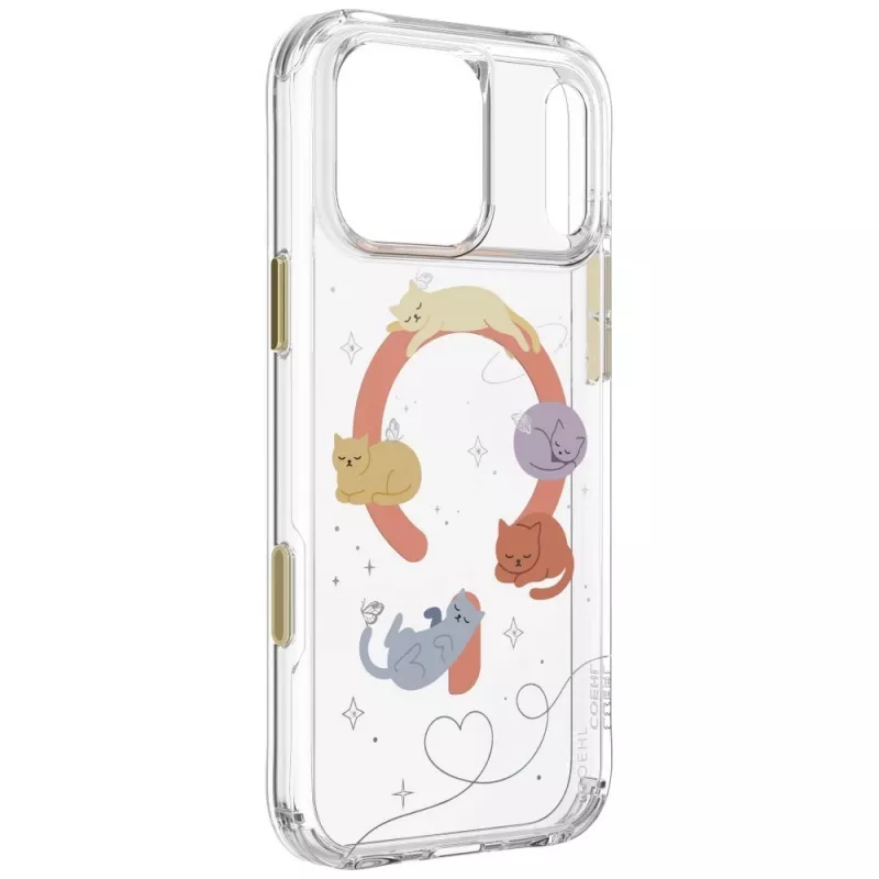 UNIQ Coehl Elysie -kuori iPhone 18 Pro Max / 17 Pro Max, magneettilataus, Whiskered Dreams