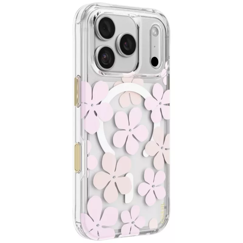 UNIQ Coehl Mila -kuori iPhone 18 Pro / 17 Pro, magneettilataus, roosa