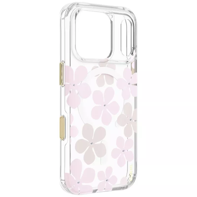 UNIQ Coehl Mila -kuori iPhone 18 Pro / 17 Pro, magneettilataus, roosa