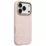 UNIQ Coehl Serina -kuori iPhone 18 Pro / 17 Pro, magneettilataus, roosa
