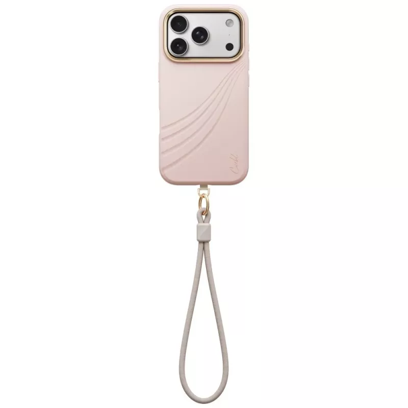 UNIQ Coehl Serina -kuori iPhone 18 Pro / 17 Pro, magneettilataus, roosa