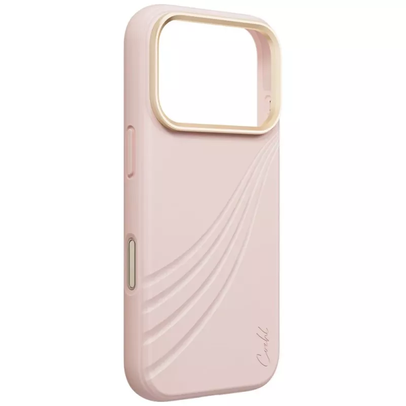 UNIQ Coehl Serina -kuori iPhone 18 Pro / 17 Pro, magneettilataus, roosa