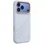 UNIQ Coehl Serina -kuori iPhone 18 Pro Max / 17 Pro Max, magneettilataus, sininen