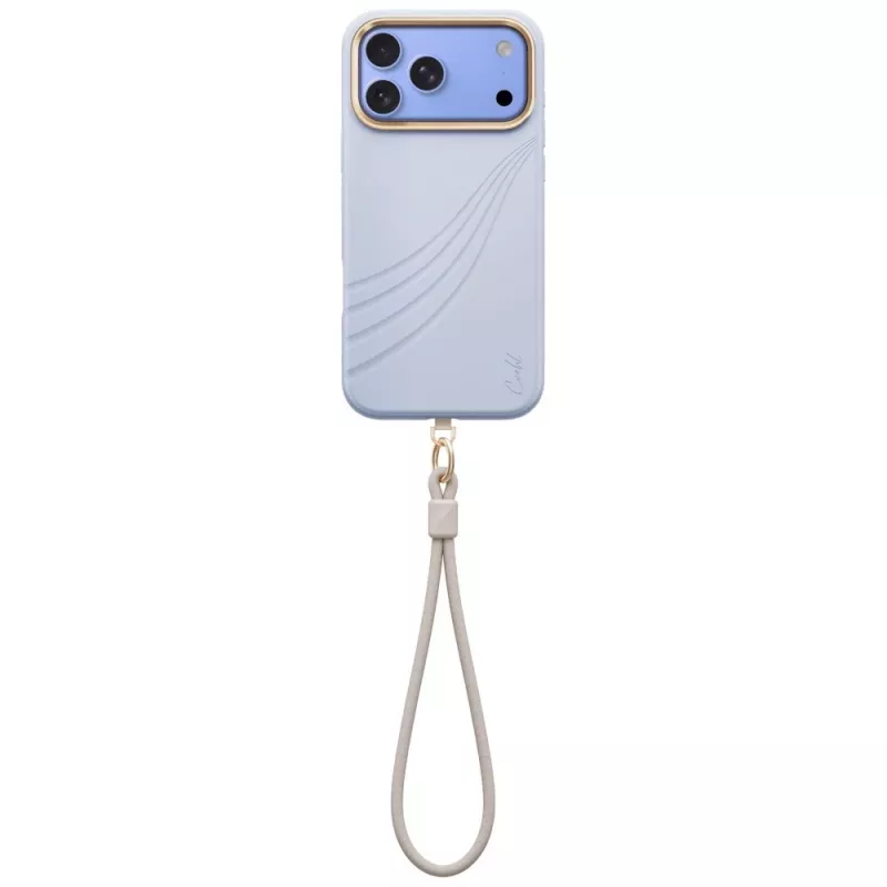 UNIQ Coehl Serina -kuori iPhone 18 Pro Max / 17 Pro Max, magneettilataus, sininen