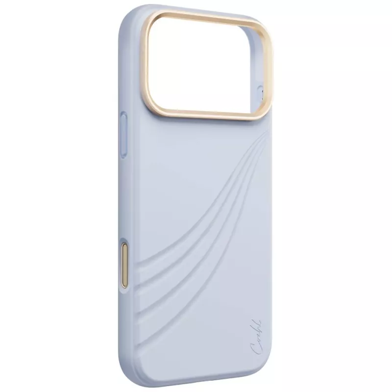 UNIQ Coehl Serina -kuori iPhone 18 Pro Max / 17 Pro Max, magneettilataus, sininen