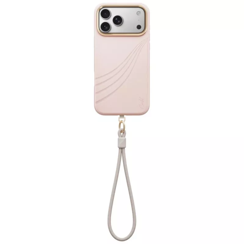UNIQ Coehl Serina -kotelo iPhone 18 Pro Max / 17 Pro Max, magneettilataus, vaaleanpunainen