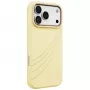 UNIQ Coehl Serina -kotelo iPhone 18 Pro Max / 17 Pro Max, magneettilataus, keltainen
