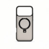 Evelatus Shield -kotelo MagSafe-tuella ja jalustalla Apple iPhone 18 Pro Max, mattarengas, savunharmaa