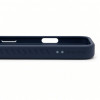 Evelatus kumipinnoitettu MagSafe-kotelo jalustalla Apple iPhone 18 Pro, laivastonsininen