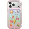 UNIQ Coehl Estelle -kotelo iPhone 18 Pro / 17 Pro, magneettilataus, vaaleanpunainen