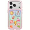 UNIQ Coehl Estelle -kotelo iPhone 18 Pro Max / 17 Pro Max, magneettilataus, vaaleanpunainen