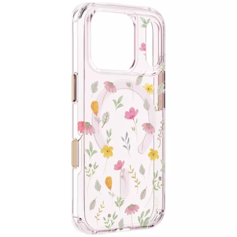 UNIQ Coehl Evie -kotelo iPhone 18 Pro / 17 Pro, magneettilataus, vaaleanpunainen
