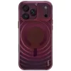 UNIQ Coehl Vela -kotelo iPhone 18 Pro Max / 17 Pro Max, magneettilataus, viininpunainen